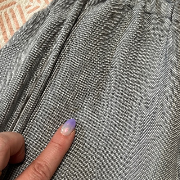 Vintage Gray Embroidered Skirt M - Picture 8 of 8